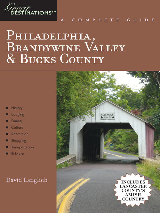 Title details for Explorer's Guide Philadelphia, Brandywine Valley & Bucks County by David Langlieb - Wait list